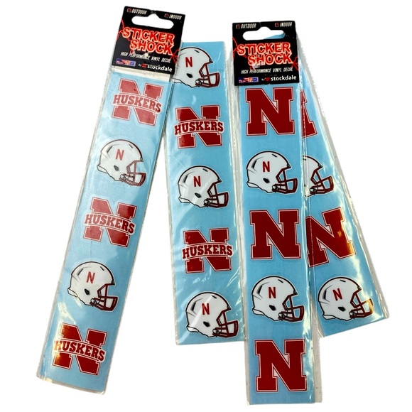 Husker Vinyl Decals - 2 Pack - Picture 3 of 3